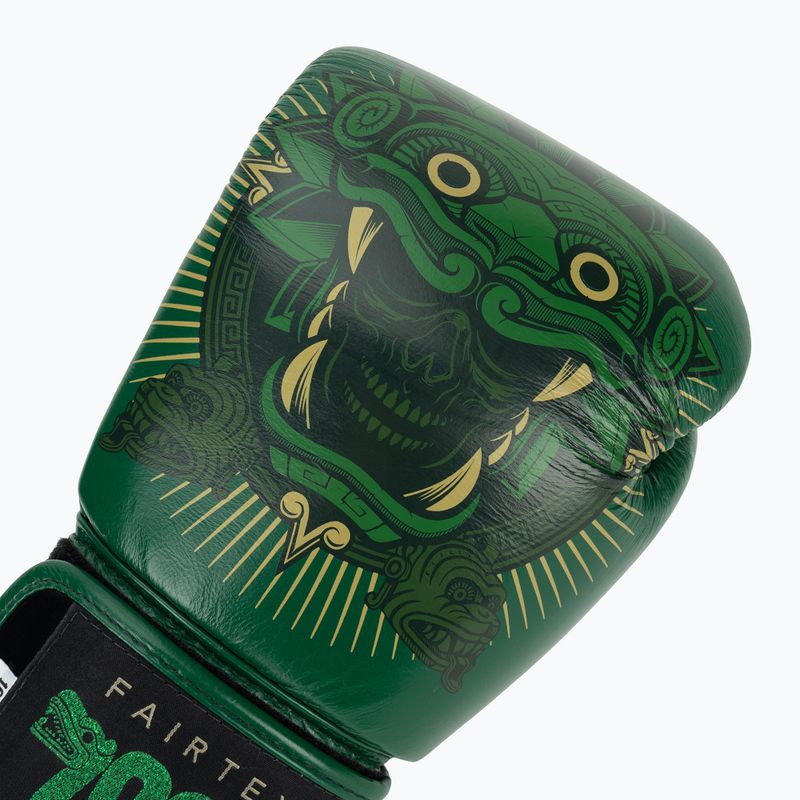 Fairtex X Tom Atencio Boxing Resurrection žalios bokso pirštinės 5