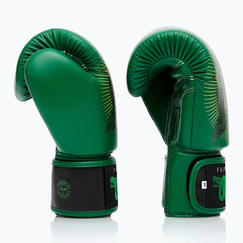 "Fairtex X Tom Atencio Boxing Resurrection" žalios bokso pirštinės 3