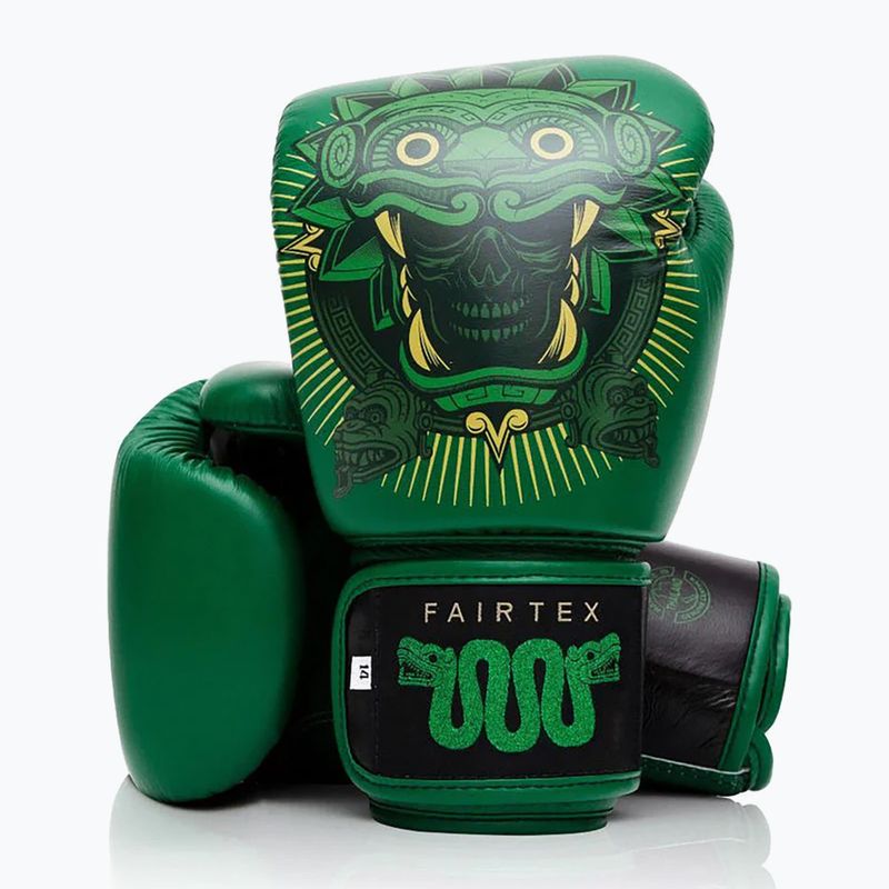 "Fairtex X Tom Atencio Boxing Resurrection" žalios bokso pirštinės 4
