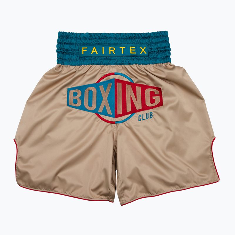 "Fairtex" bokso šortai BT2010 "Vintage" chaki spalvos bokso šortai