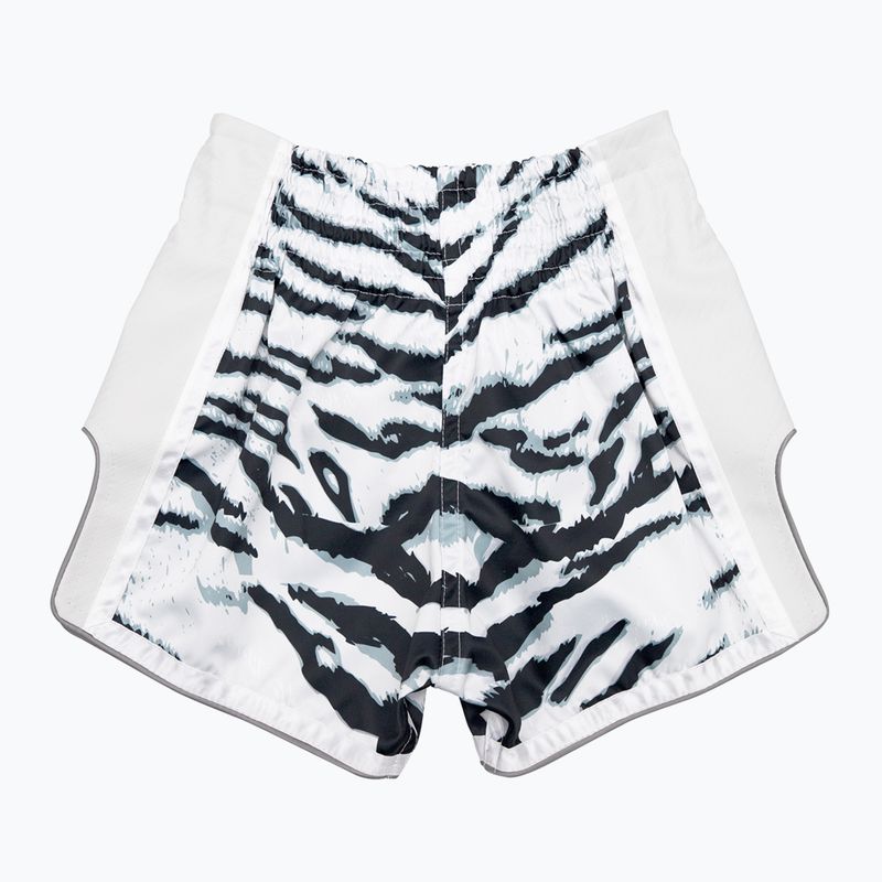 "Fairtex" vaikiški bokso šortai BSK2103 "White Tiger", balti 2