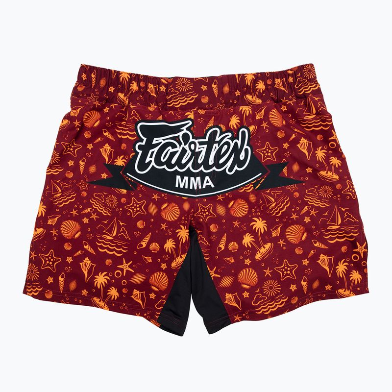 Fairtex MMA Fightshort Breeze bordo spalvos treniruočių šortai