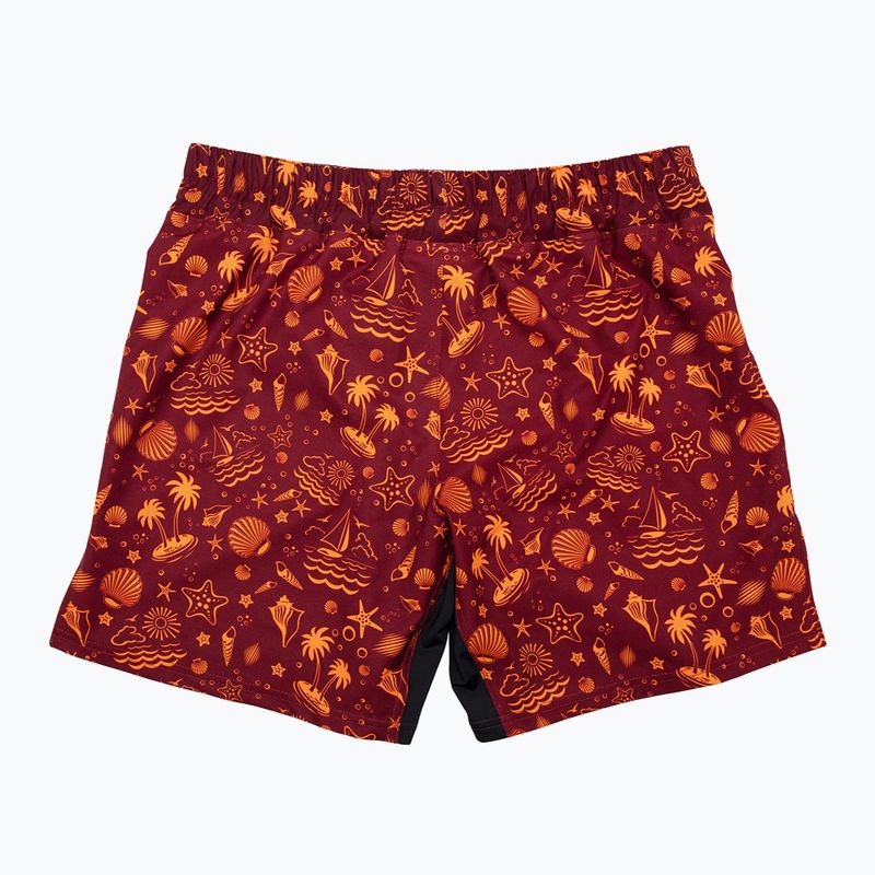 Fairtex MMA Fightshort Breeze bordo spalvos treniruočių šortai 2