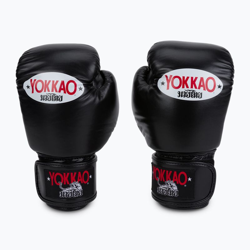 YOKKAO Matrix bokso pirštinės juodos BYGL-X-1