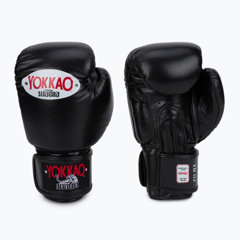 YOKKAO Matrix bokso pirštinės juodos BYGL-X-1 3