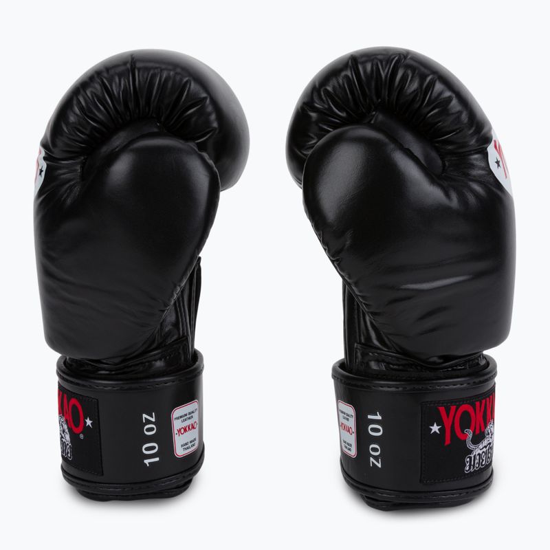 YOKKAO Matrix bokso pirštinės juodos BYGL-X-1 4