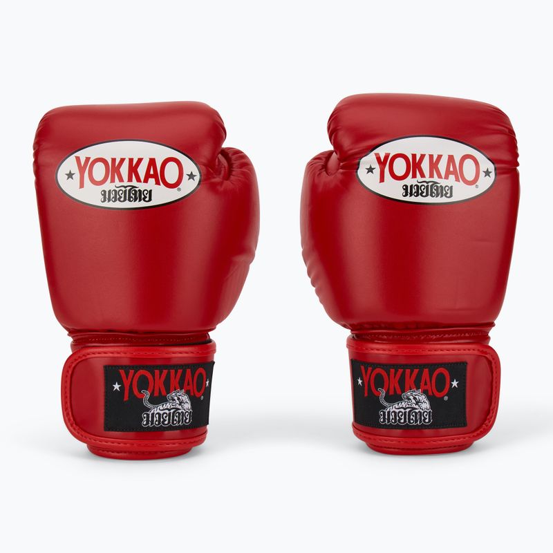 Vyriškos bokso pirštinės YOKKAO Matrix red 2