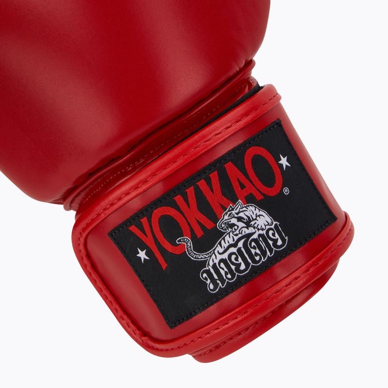 Vyriškos bokso pirštinės YOKKAO Matrix red 6