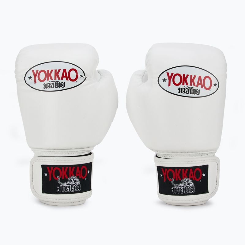 Vyriškos bokso pirštinės YOKKAO Matrix white 2