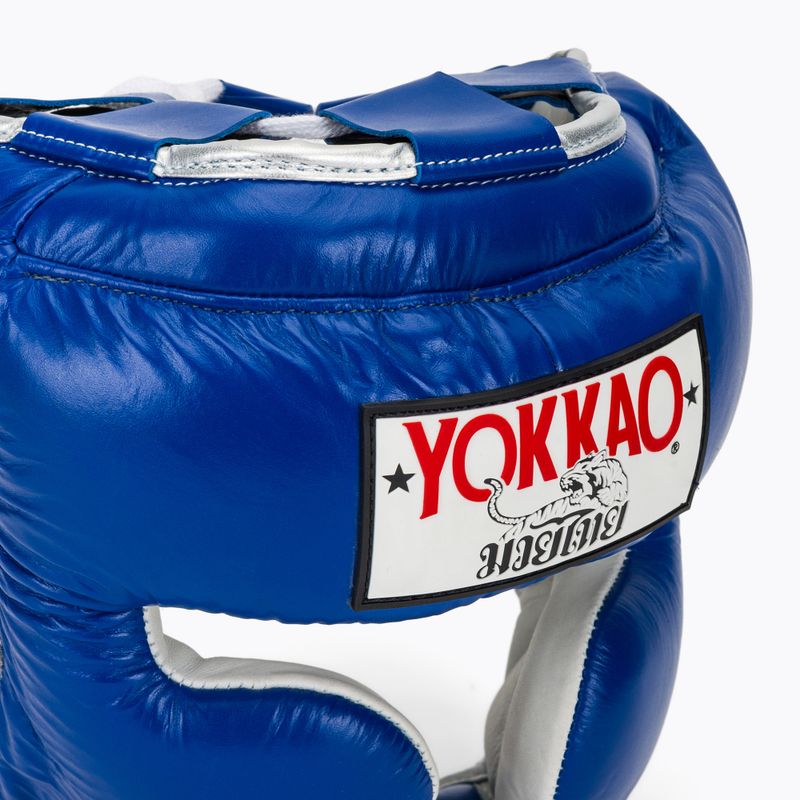Vyriškas bokso šalmas YOKKAO Training blue 4