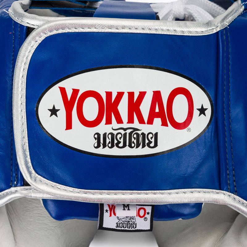 Vyriškas bokso šalmas YOKKAO Training blue 5
