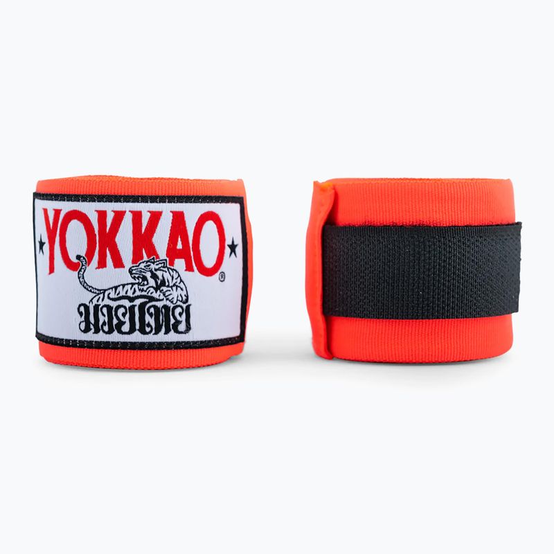 YOKKAO oranžiniai bokso tvarsčiai HW-6 3