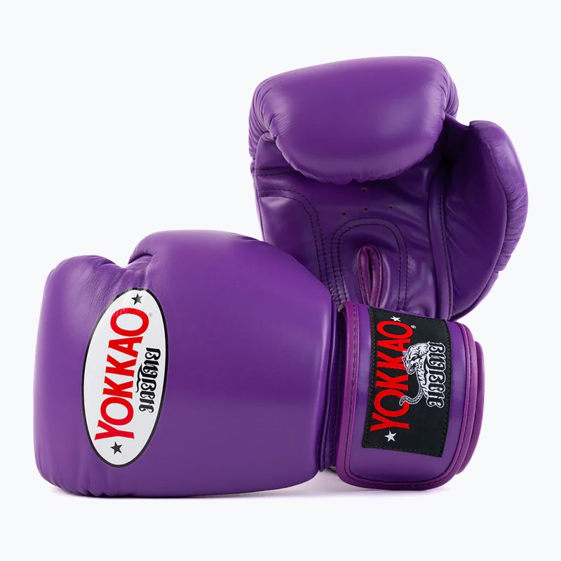 Vyriškos bokso pirštinės YOKKAO Matrix flash purple