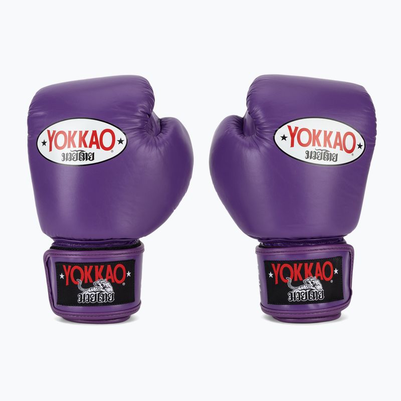 Vyriškos bokso pirštinės YOKKAO Matrix flash purple 2