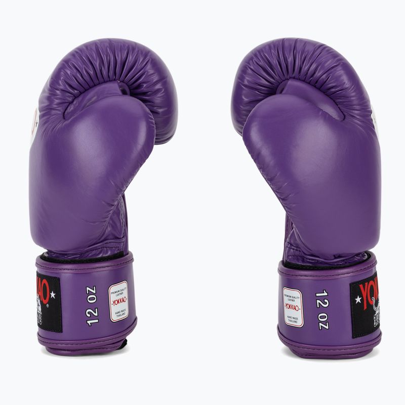 Vyriškos bokso pirštinės YOKKAO Matrix flash purple 4