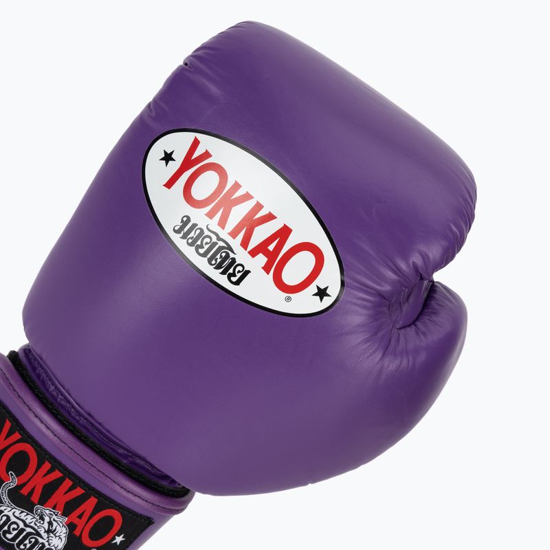 Vyriškos bokso pirštinės YOKKAO Matrix flash purple 5