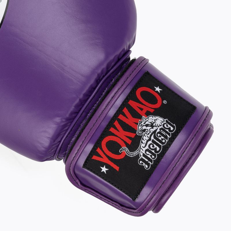 Vyriškos bokso pirštinės YOKKAO Matrix flash purple 6