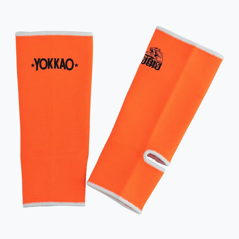 Vyriškos kulkšnies apsaugos YOKKAO Muay Thai neon orange