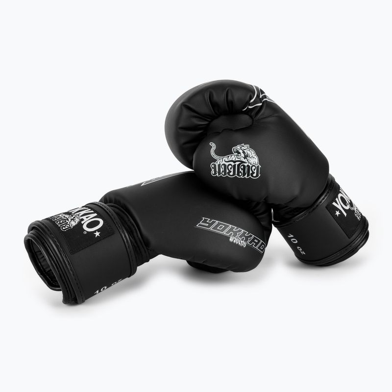 Bokso pirštinės YOKKAO Institution Boxing black 7