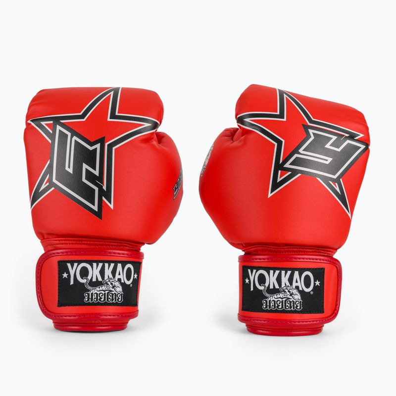 Bokso pirštinės YOKKAO Institution Boxing red 2