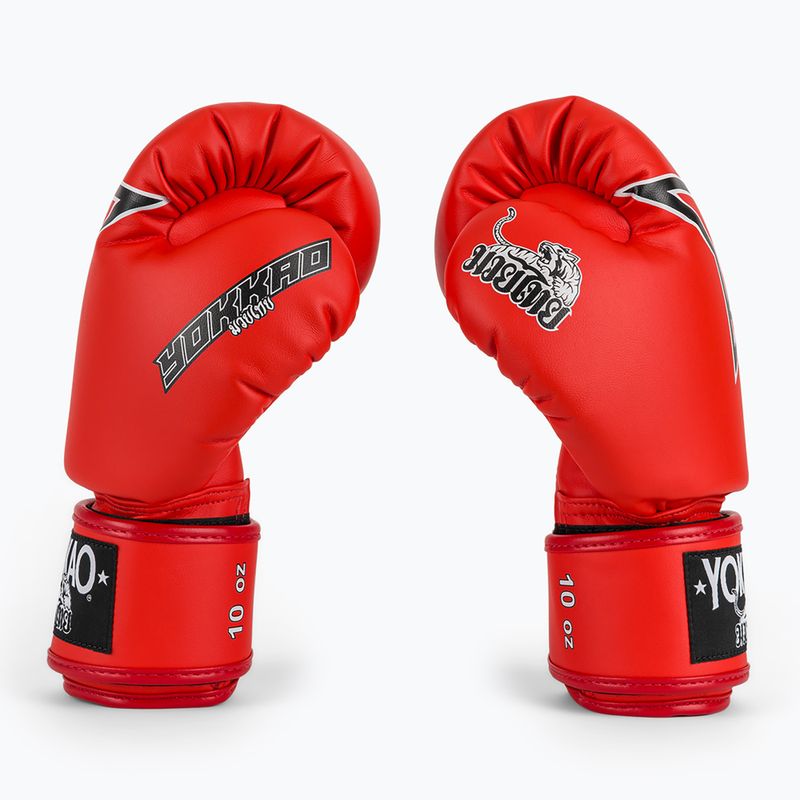 Bokso pirštinės YOKKAO Institution Boxing red 4