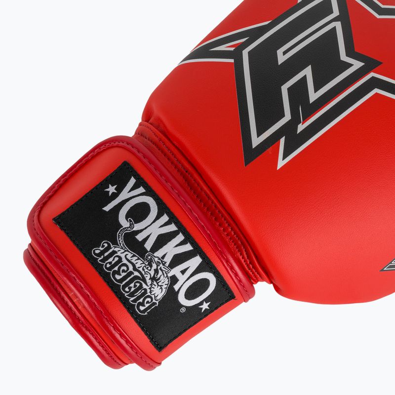 Bokso pirštinės YOKKAO Institution Boxing red 6