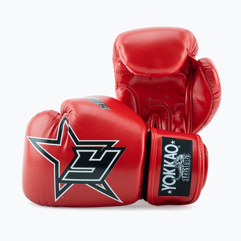 Bokso pirštinės YOKKAO Institution Boxing red 2