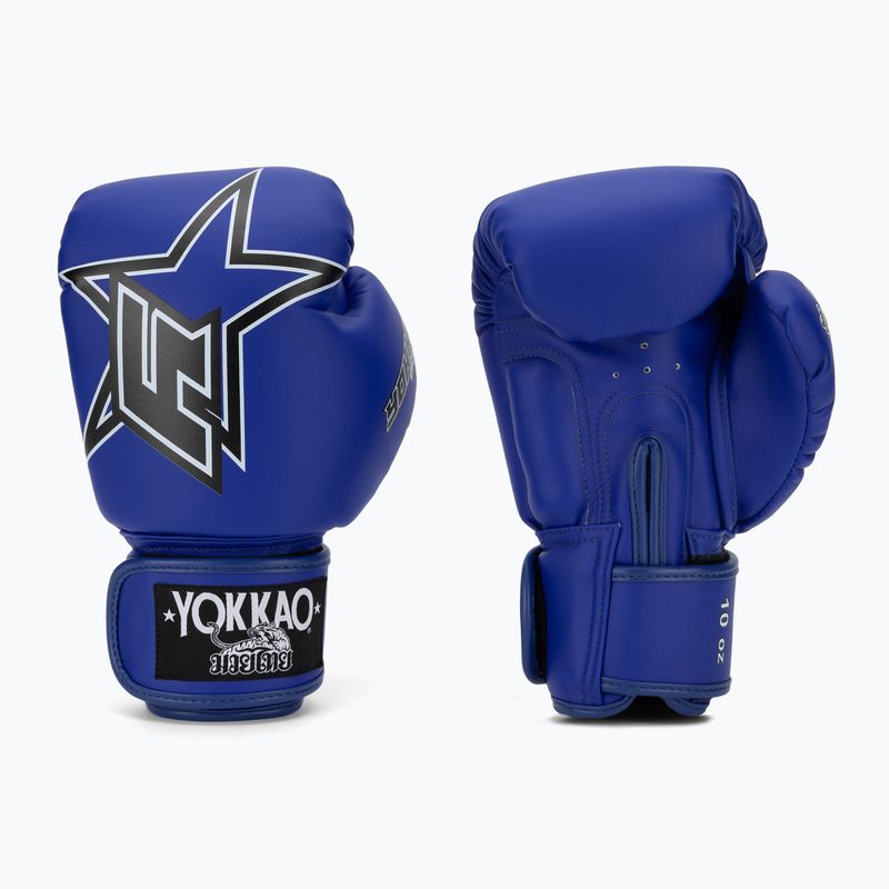 Bokso pirštinės YOKKAO Institution Boxing blue