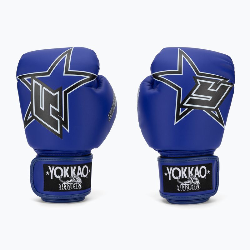 Bokso pirštinės YOKKAO Institution Boxing blue 2