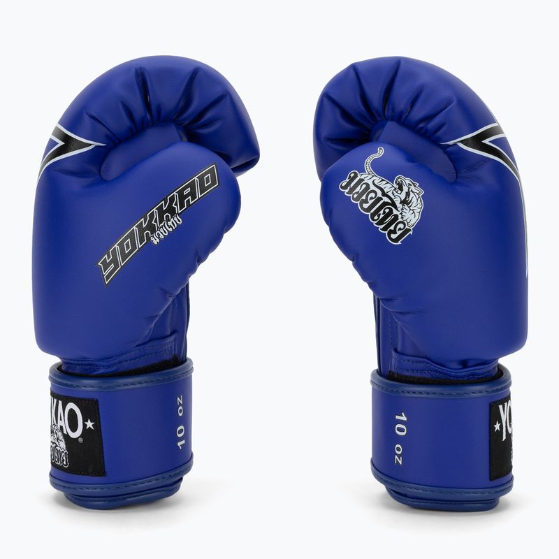 Bokso pirštinės YOKKAO Institution Boxing blue 4