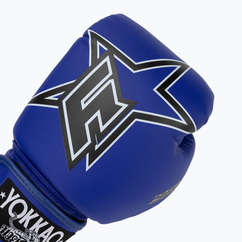 Bokso pirštinės YOKKAO Institution Boxing blue 5