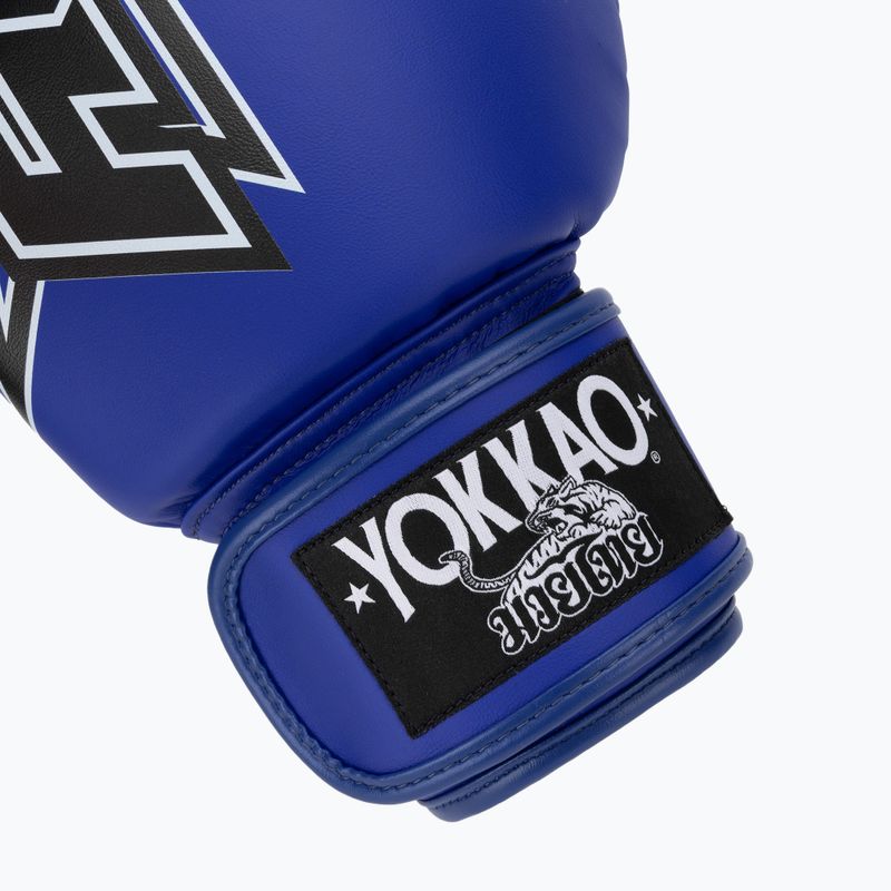 Bokso pirštinės YOKKAO Institution Boxing blue 6