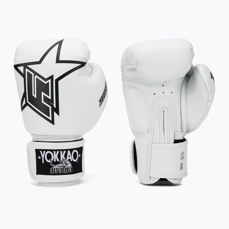 Bokso pirštinės YOKKAO Institution Boxing white