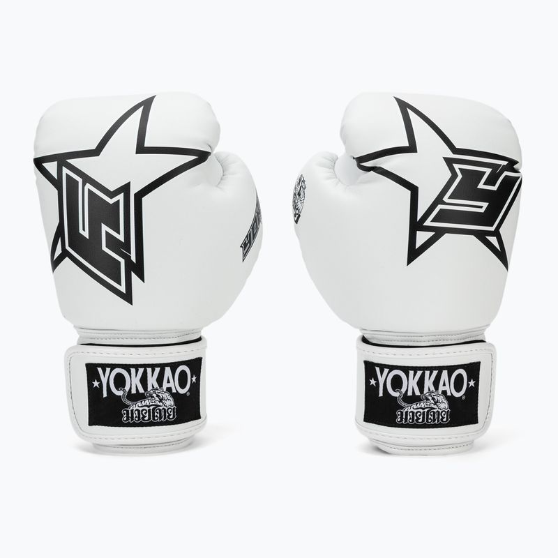 Bokso pirštinės YOKKAO Institution Boxing white 2