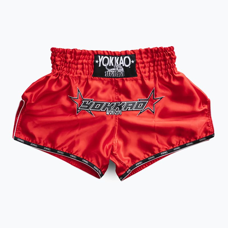 YOKKAO Institution MMA šortai raudoni TYBS-I-2