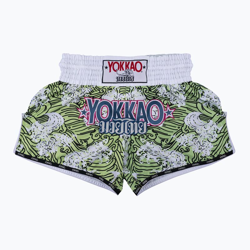 YOKKAO Hawaiian green MMA šortai TYBS-136-20