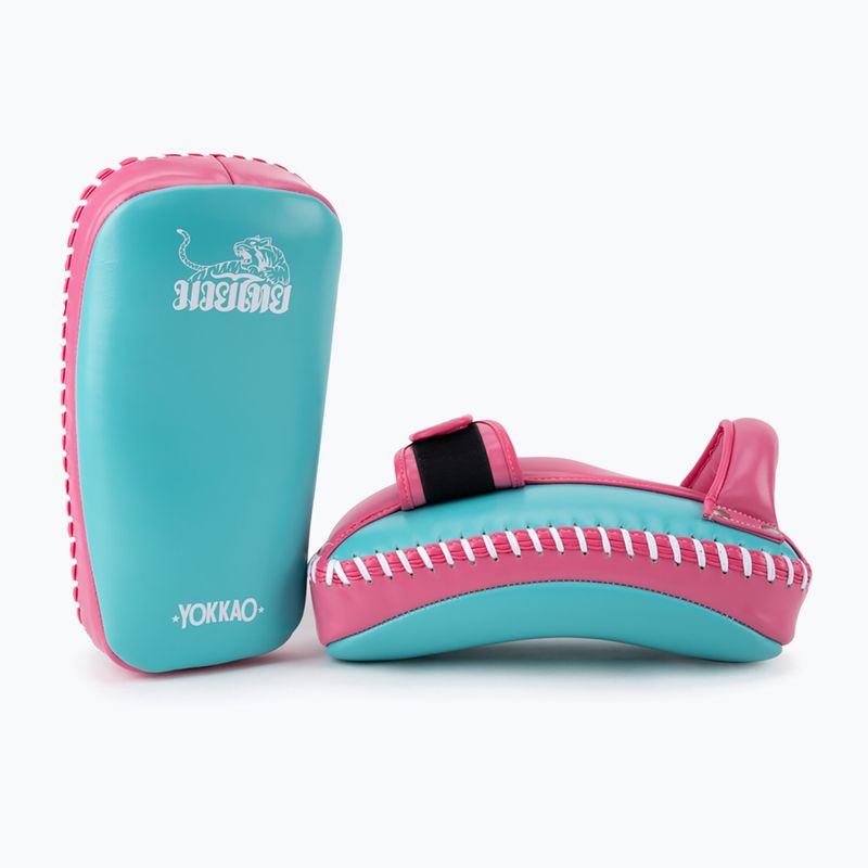 Treniruočių skydas YOKKAO Free Style 2 vnt. hot pink/island 2