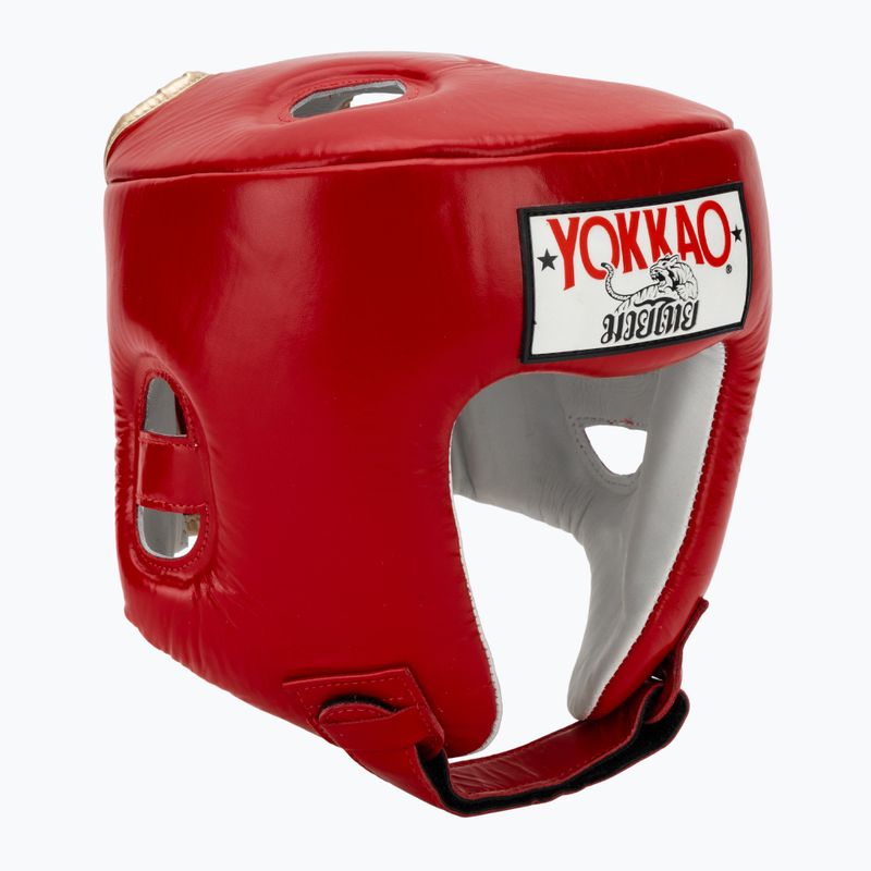 Bokso šalmas YOKKAO Competition red