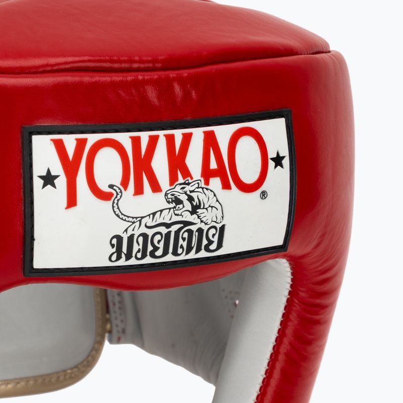 Bokso šalmas YOKKAO Competition red 4