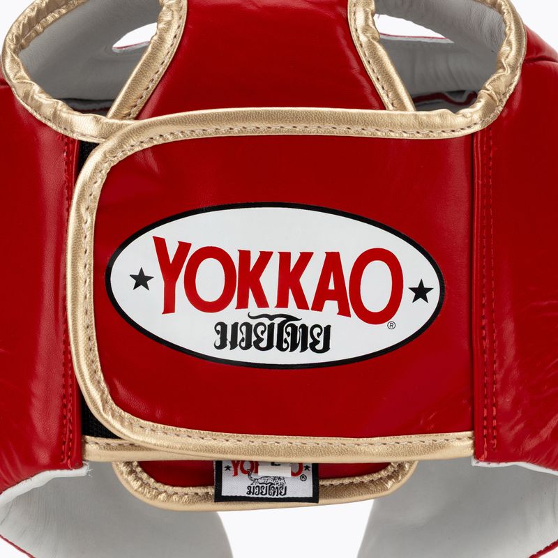 Bokso šalmas YOKKAO Competition red 5