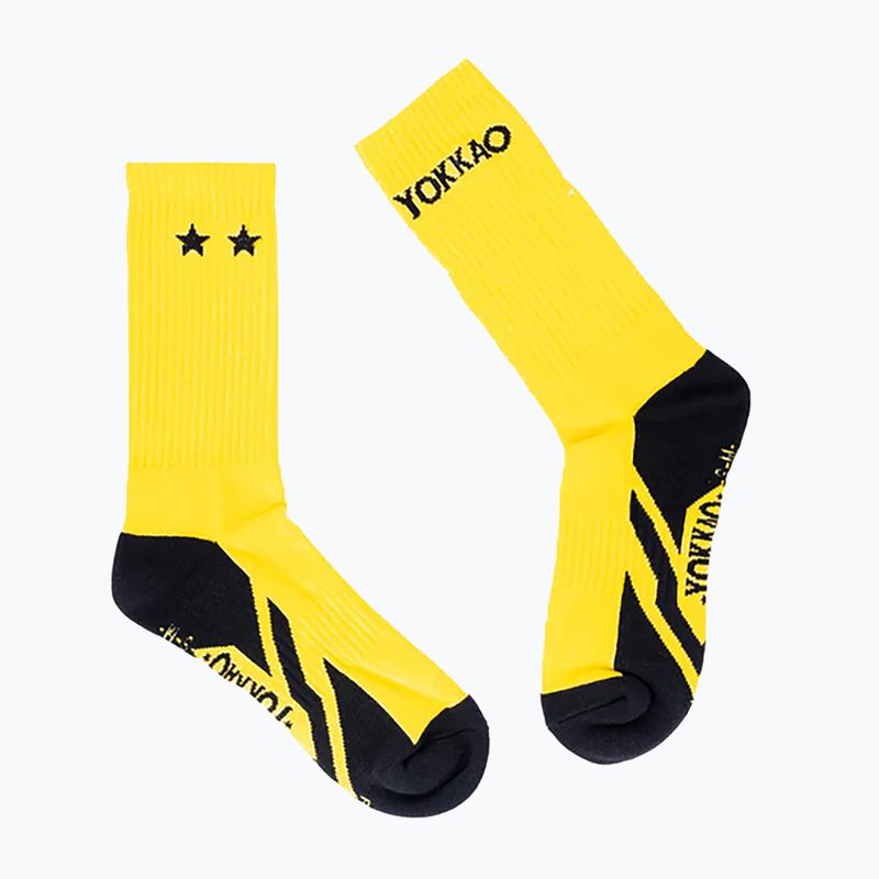 Vyriškos kojinės YOKKAO Classic yellow 3