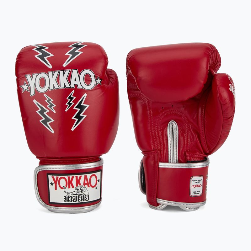 Vyriškos bokso pirštinės YOKKAO Stadium red