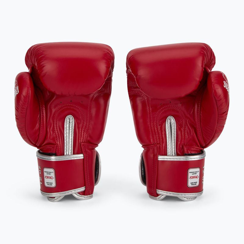 Vyriškos bokso pirštinės YOKKAO Stadium red 3