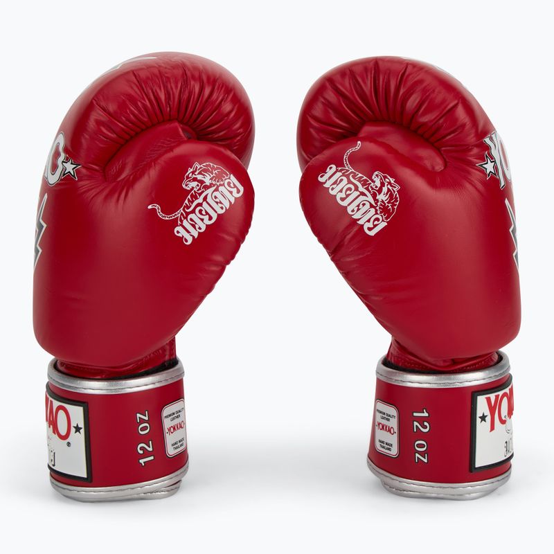Vyriškos bokso pirštinės YOKKAO Stadium red 4