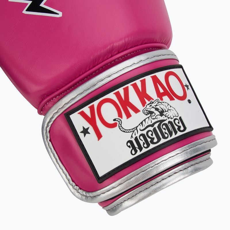 Vyriškos bokso pirštinės YOKKAO Stadium fuchsia 6