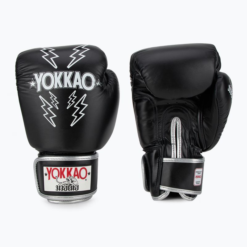 Vyriškos bokso pirštinės YOKKAO Stadium black