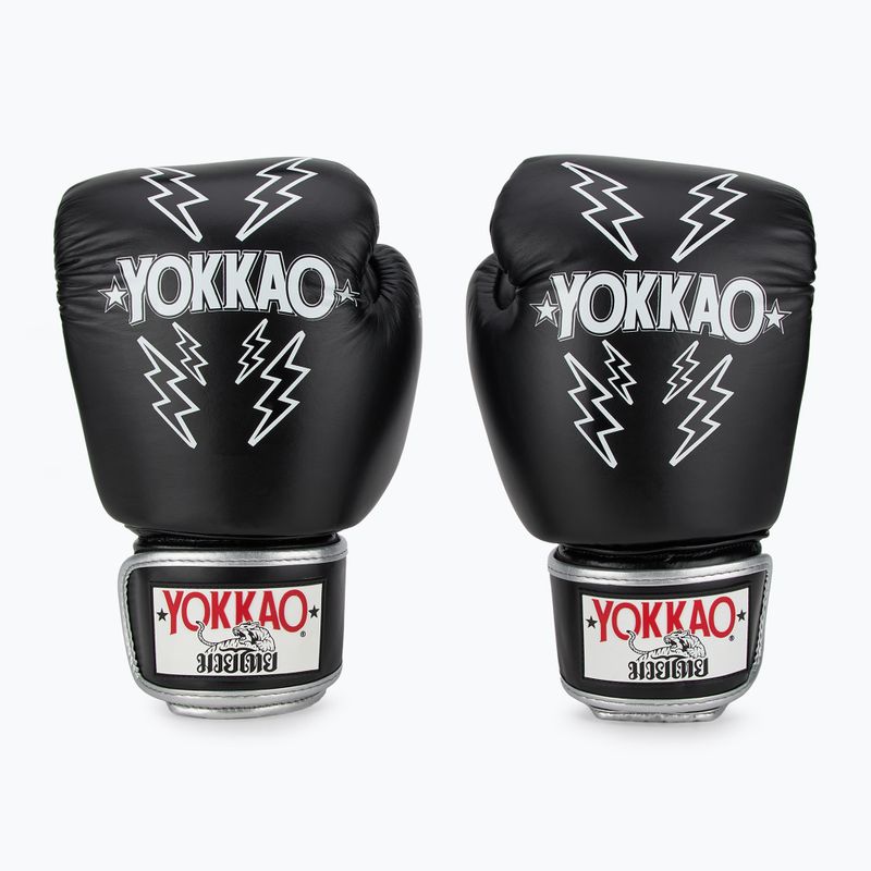 Vyriškos bokso pirštinės YOKKAO Stadium black