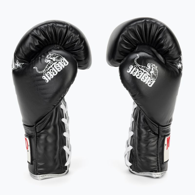 Vyriškos bokso pirštinės YOKKAO Stadium Lace Up black 4