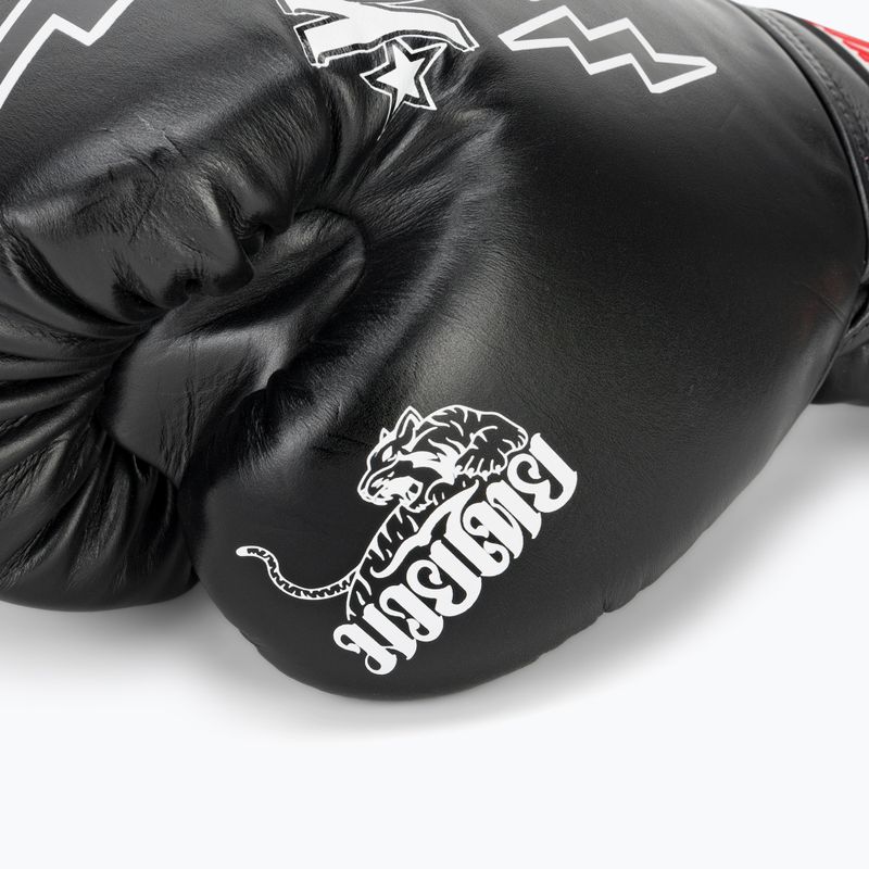 Vyriškos bokso pirštinės YOKKAO Stadium Lace Up black 7