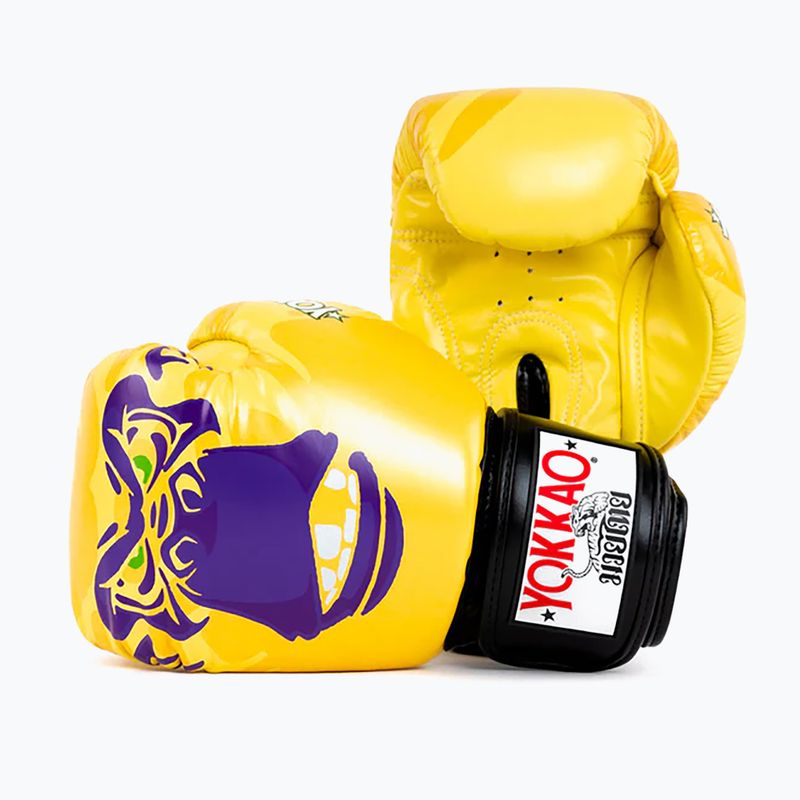 Vyriškos bokso pirštinės YOKKAO Primate yellow